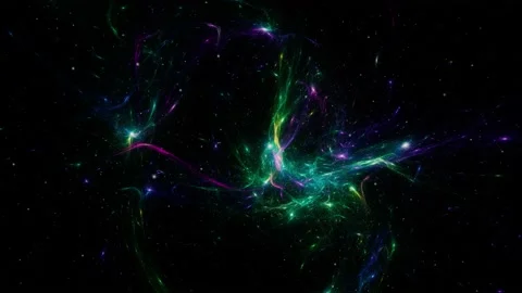 Stars background. Flying Through Space. Vidéo 155471217