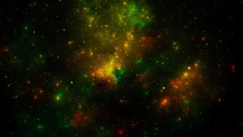 Stars background. Flying Through Space. Vidéo 155471282