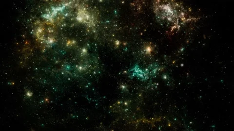 Stars background. Flying Through Space. Vidéo 156067742
