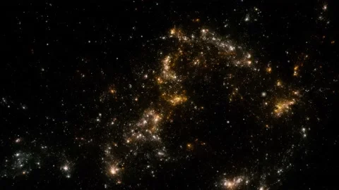 Stars background. Flying Through Space. Vidéo 156068140