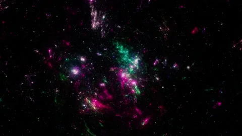 Stars background. Flying Through Space. Vidéo 156068142