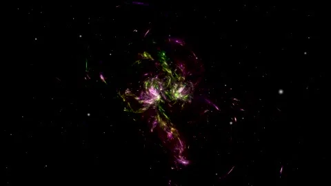 Stars background. Flying Through Space. Vidéo 156576018