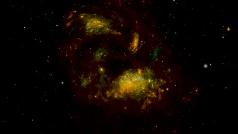 Stars background. Flying Through Space. Vidéo 156576025