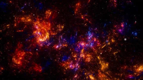 Stars background. Flying Through Space. 動画素材 156581010