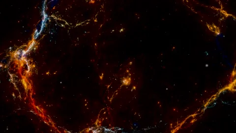 Stars background. Flying Through Space. Vidéo 156581167