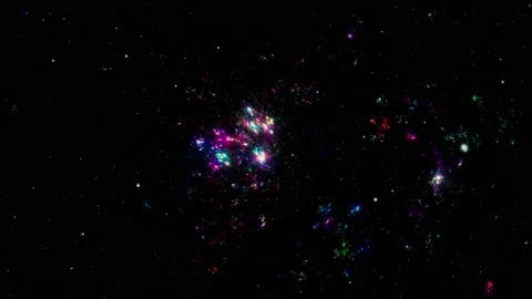 Stars background. Flying Through Space. Vidéo 156581314