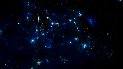 Stars background. Flying Through Space. 動画素材 156744862