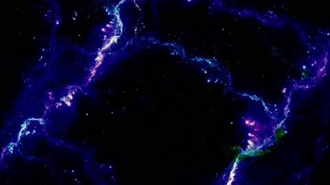 Stars background. Flying Through Space. 動画素材 156745159