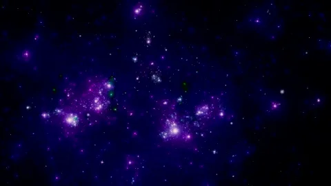 Stars background. Flying Through Space. 動画素材 156745173