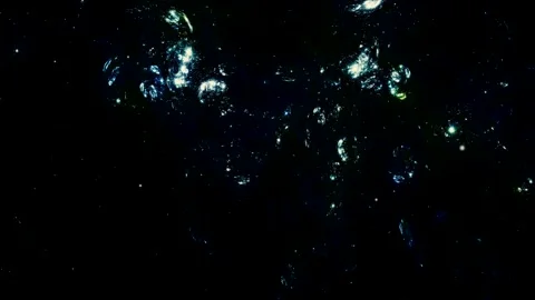 Stars background. Flying Through Space. 動画素材 156745430