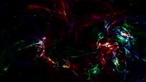 Stars background. Flying Through Space. 動画素材 156745434