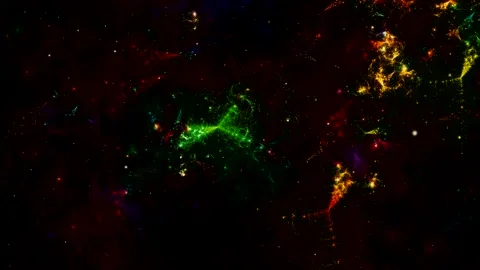 Stars background. Flying Through Space. 動画素材 156745702