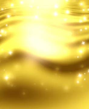 Stars on a background of gold Stock Photos