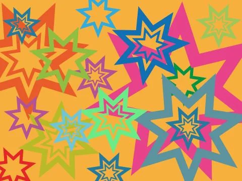 Stars background Illustrazione stock