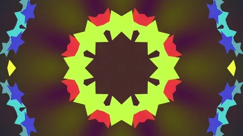 Stars Background. Kaleidoscope Stock Footage 75993434
