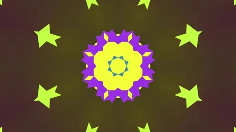 Stars Background. Kaleidoscope Stock Footage 75998448