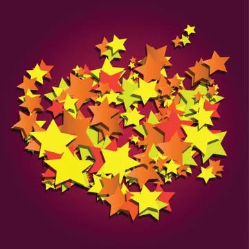 Stars background vector Stock Illustration