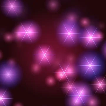 Stars background in violet Stock Illustration