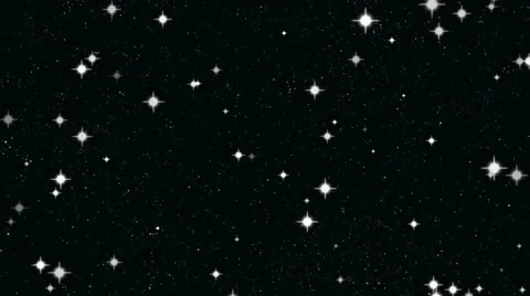 Stars on black background Stock Footage 47068804