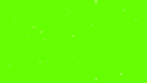 Stars Blinking Glittering On Green Scree... | Stock Video | Pond5