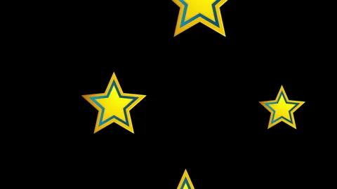 Stars blue background Stock Footage 240100598