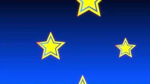 Stars blue background Stock Footage 240115661
