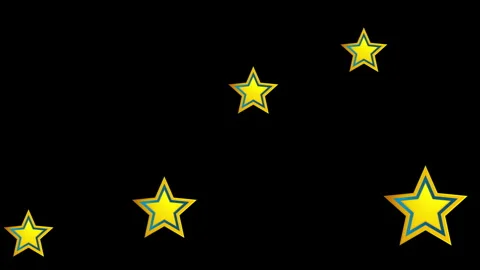 Stars blue background Stock-Footage 240117380