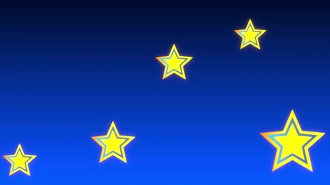 Stars blue background Stock Footage 240117479