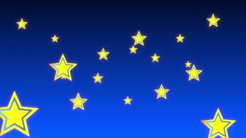Stars blue background Stock Footage 240118471