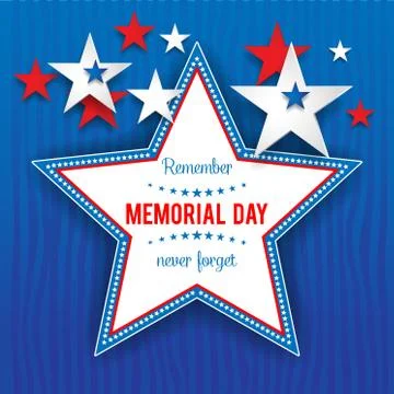 Stars on blue background Stock Illustration