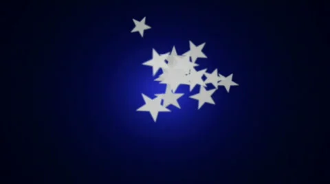 Stars on Blue Explosion Stock-Footage 704766