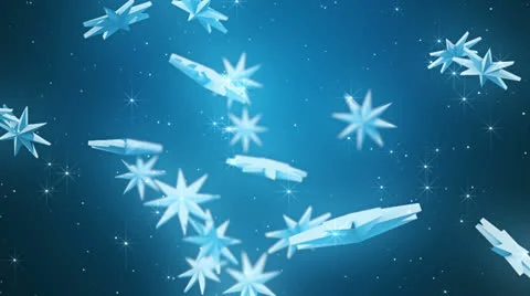 Stars Blue Stock Footage 23456711