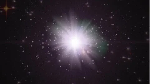 Stars celestial Star Flight Stock Footage 303947485