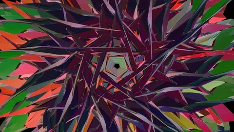 Stars Changing Shapes Motion Background Stock Footage 98587887