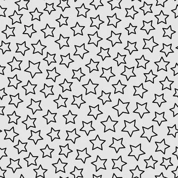 Stars chaos seamless pattern background. Design element for textile print イラスト素材