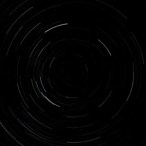 Stars circumpolar timelapse Stock Footage 164610467