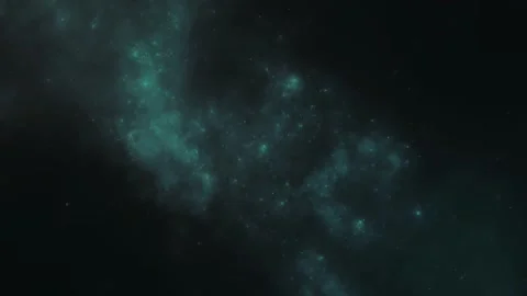 Stars with clouds moving in space Stock Footage 259859237