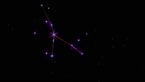 Stars Constellations &amp; Groups Lines 4k Animation. Stock Footage 142693785
