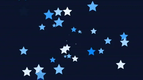 Stars continuously shoot towards the screen (High Definition 1080p) Stock Footage 63871