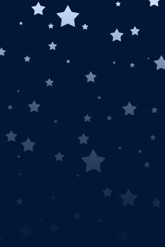 Stars on a dark blue background with a gradient. イラスト素材