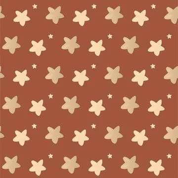 Stars on a dark red background. pattern or background Stock Illustration