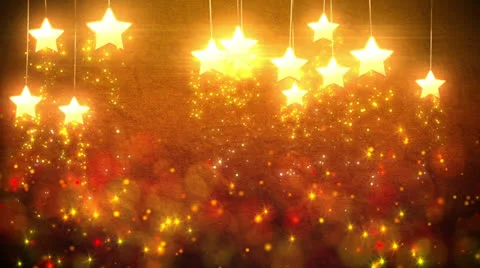 Stars decorations loop Stock Footage 24742780