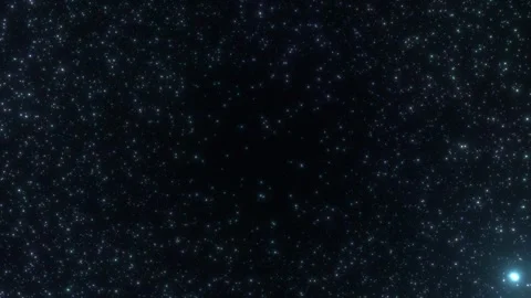 Stars in deep space motion background loop animated Stock Footage 320945266