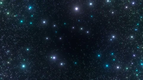 Stars in deep space motion background loop animated Stock Footage 320945270