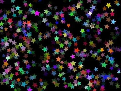 Stars of different colors Stock Footage 121701661
