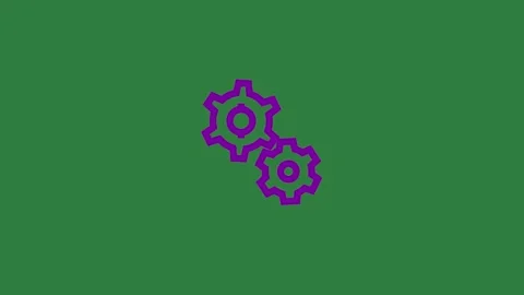 Stars Dynamic With On Green Screen Chroma Key Background Vidéo 338017437