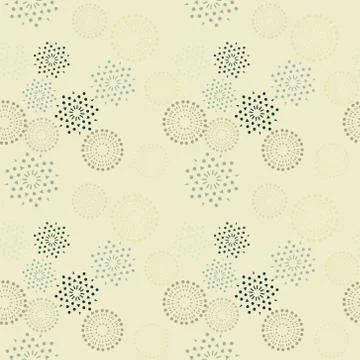 Stars explosion fire work seamless pattern Illustrazione stock