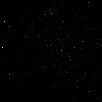 Stars explosion in sky dark 3d render illustration Image Stock Illustration