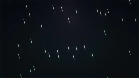 Stars fall from the night sky in a digital backdrop for Stock Footage 338394301