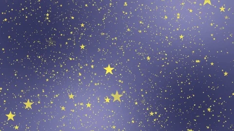 Stars Fall on Purple Loop Stock Footage 121640288